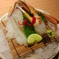 はれや別邸 - お造り⚪蟹刺し