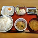 盛岡月が丘食堂 - 朝食セット（３５０円）