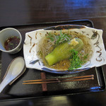 蕎茶亭まるやま - ひすい茄子