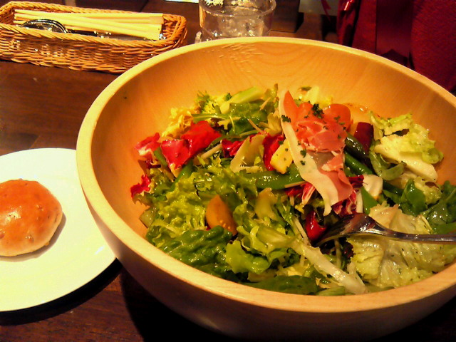 サラダランチがすごい By 柳かのこ Beer Wine厨房 Tamaya 八丁堀店 タマヤ 八丁堀 バル バール 食べログ