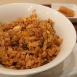 天廣堂 - タコと焼きとうもろこしの中国黒醤油炒飯