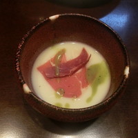 鉄板ふくもと - ジャガイモの冷製スープ