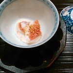 一心鮨 光洋 - 無花果。液体窒素だと？！