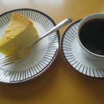 徳光珈琲 - チョコ深とチーズケーキ