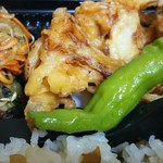 ランチタイム - 鯵の南蛮漬け、かき揚げ