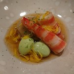 すし宮川  - 翡翠銀杏、里芋、車海老