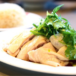 威南記海南鶏飯 - チキンライス（スチーム）＠1,300円＋税