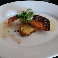 HACHINOJO food・wine - Cランチ 3,300円 サーモンのロースト
