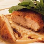 オステリア　モンテマーレ　 トットリーネ - 鳥取地鶏ピヨのコトレッタ、白大豆とシナモン風味のソース