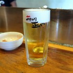やきとり 正や - 生ビール