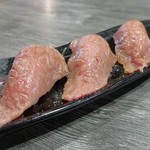 鳥取和牛 因幡の国守 - ハネシタの肉寿司