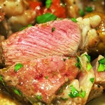 トラットリア・アルモ - 仔羊 骨付きロースのソテー