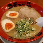 天下一品 - 【ラーメン(並) こってり + 煮玉子】￥720 + ￥120