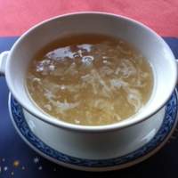 ホテルオークラ レストラン横浜 中国料理 桃源 - ①ふかひれスープ(アイリスコース)