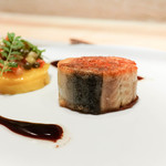 SUGALABO - 豚足の鰻巻き、インカノザメに乗せた夏野菜