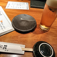 魚匠 銀平 心斎橋店 - 生ビール（サッポロ黒ラベル）
