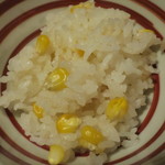 比良山荘 - とうもろこしご飯