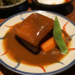 72464266 - ラフテー (ゆうなんぎいA定食2,100円 の中のメニュー)