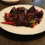 中華 本田 - 牛ほほ肉の炒め煮