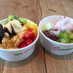 Pinkberry - フロヨ！無脂肪牛乳・無脂肪ヨーグルトを使ったフローズンヨーグルトです。