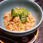 イチリン ハナレ - 2017年9月のランチ　浅利のリゾットチャーハン