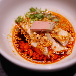 イチリン ハナレ - 2017年9月のランチ　兵庫県丹波高坂赤鶏　よだれ鶏