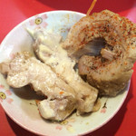 千里眼 - 追加豚つまみ仕様と鶏チャーシュー