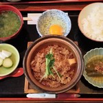 牛すき豆富膳 1200円