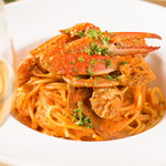 Crab tomato cream spaghetti regular/large