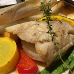 Restaurant&Bar Beans - 白身魚の野菜の包焼 バターしょうゆ風味