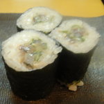 弥助鮨 - 鯵の巻き物