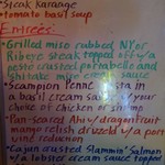 Mosa's Joint - 外のメニュー