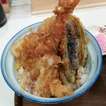 まぐろ市場 - 海鮮天丼（並）