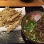 うどん和助 - ごぼ天肉うどん