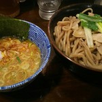 自家製麺つけ麺 紅葉 - 和え麺゛肉南蛮かつお麺゛中盛り