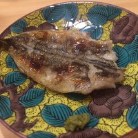 鮨　まつ本 - めひかりの一夜干し(自家製柚子胡椒つき)