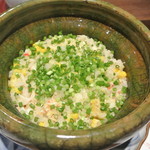 日本料理 潤花 - 毛ガニと玉蜀黍ご飯土鍋