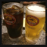 Yakiniku En - 生ビール＆コーラ