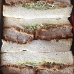 とんかつひなた - まだ喰うのか！テイクアウトのカツサンド