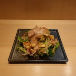 こころや - お揚げと九条ネギのさっと炒め