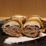 こころや - 丸ごと椎茸メンチカツアップ