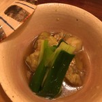 Izumiya - 賀茂茄子と九条ネギの涼し煮