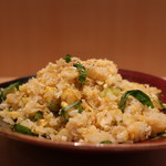 こころや - 釜揚げしらすと大葉のチャーハンアップ