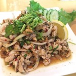 バンセンストア - ラープ ごはんと一緒に食べた