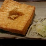 酒と肴とラーメン おかめん - ふんわり厚揚げ(300円)