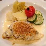 【New!】本日の洋食ランチ（鯛のマッシュルーム焼き）