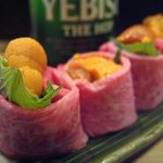 かねます - 生うにの牛肉巻き