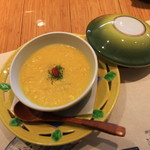 さい賀 - トウモロコシの茶碗蒸し。