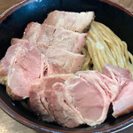 煮干しつけ麺 宮元 - 「チャーシュー極濃煮干しつけ麺」(1030円)