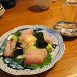 小割烹料理こっぽう - カンパチ造り